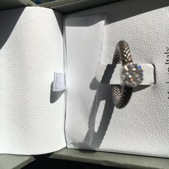 Sterling silver woven ring - Picture 2 of 3